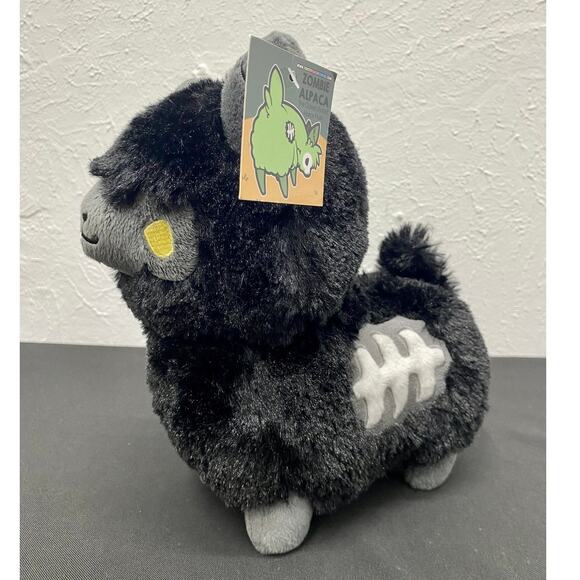 New Original Tasty Peach Studios Black Zombie Alpaca Plush 5/2014 Batch 01 of 01 - Picture 1 of 9